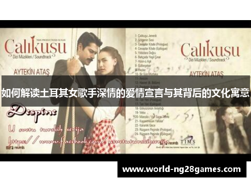 如何解读土耳其女歌手深情的爱情宣言与其背后的文化寓意